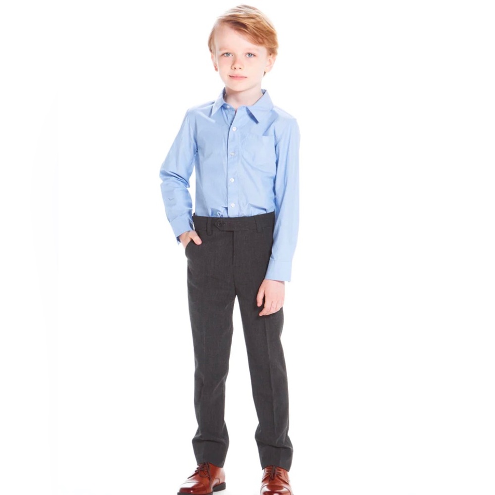 Andy & Evan Blue Chambray Button-down